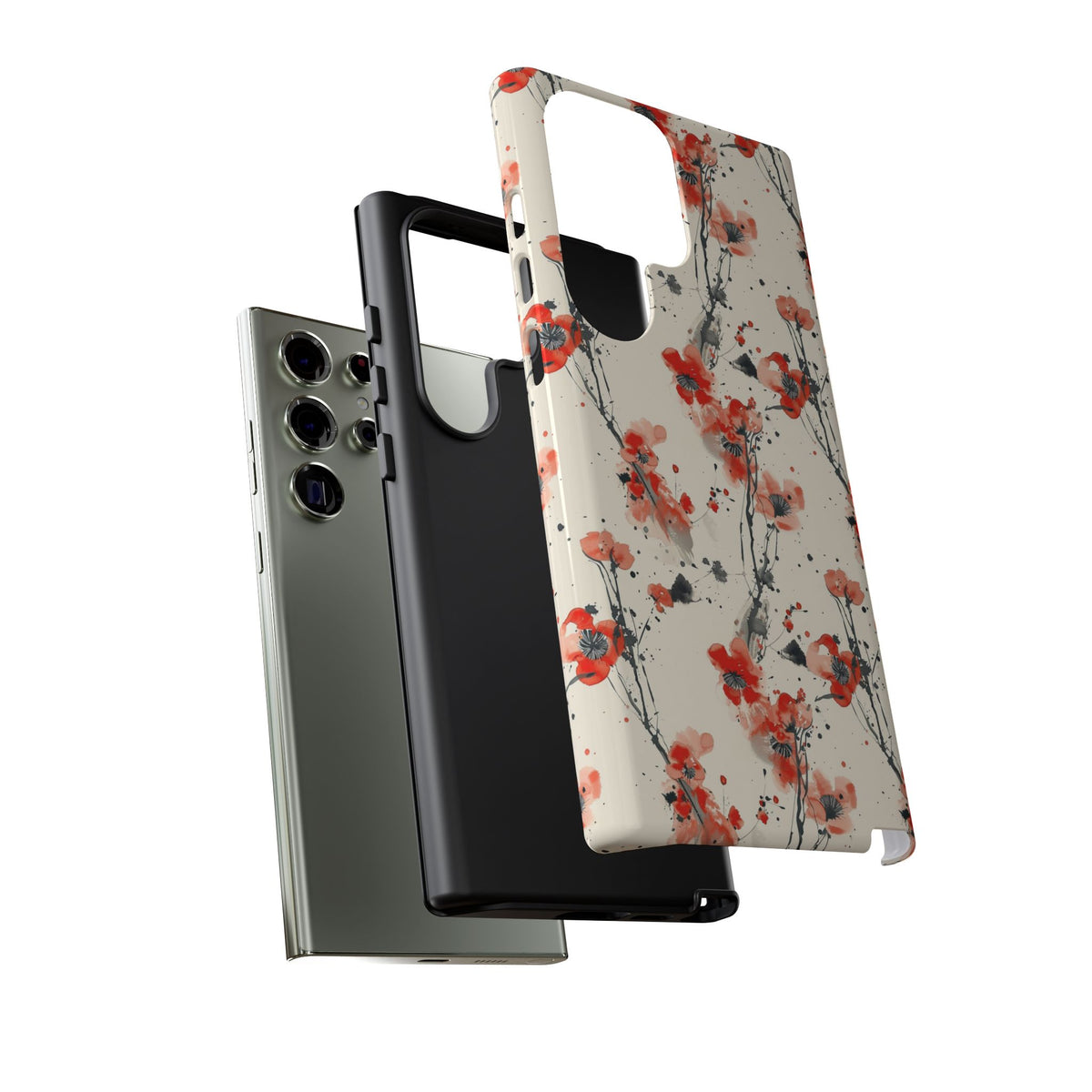 Japanese Pattern Phone Case – Elegant & Timeless Design for Your Phone 045