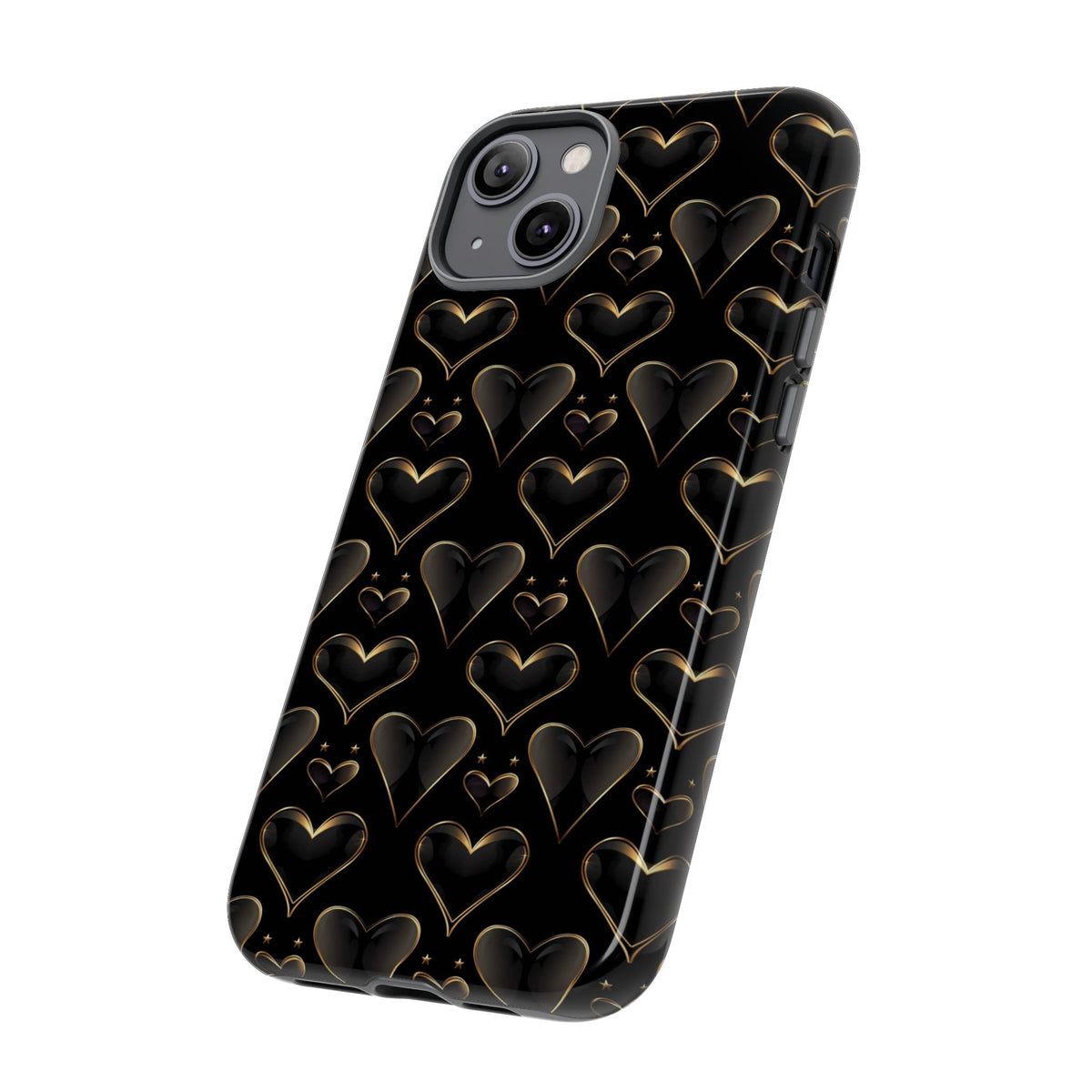 Heart Pattern Phone Case – Stylish & Loving Design for Your Device 362