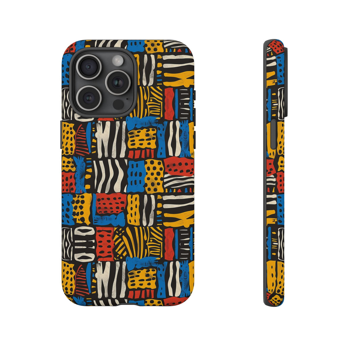 Stylish African Pattern Phone Case – Unique and Vibrant Protection 179