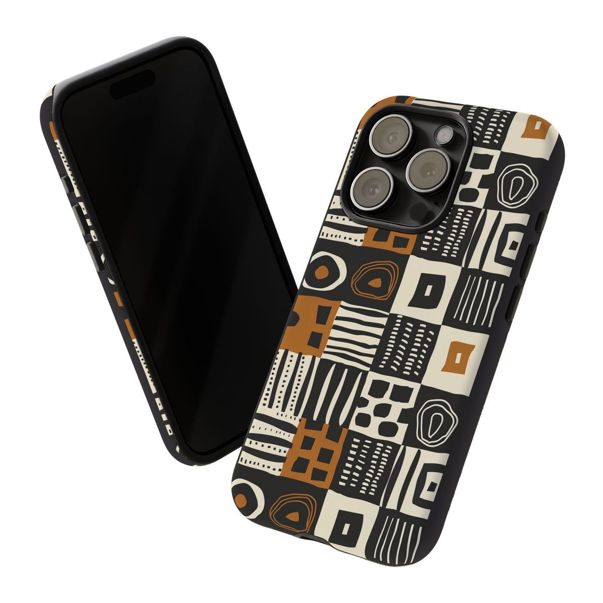 Stylish African Pattern Phone Case – Unique and Vibrant Protection 168