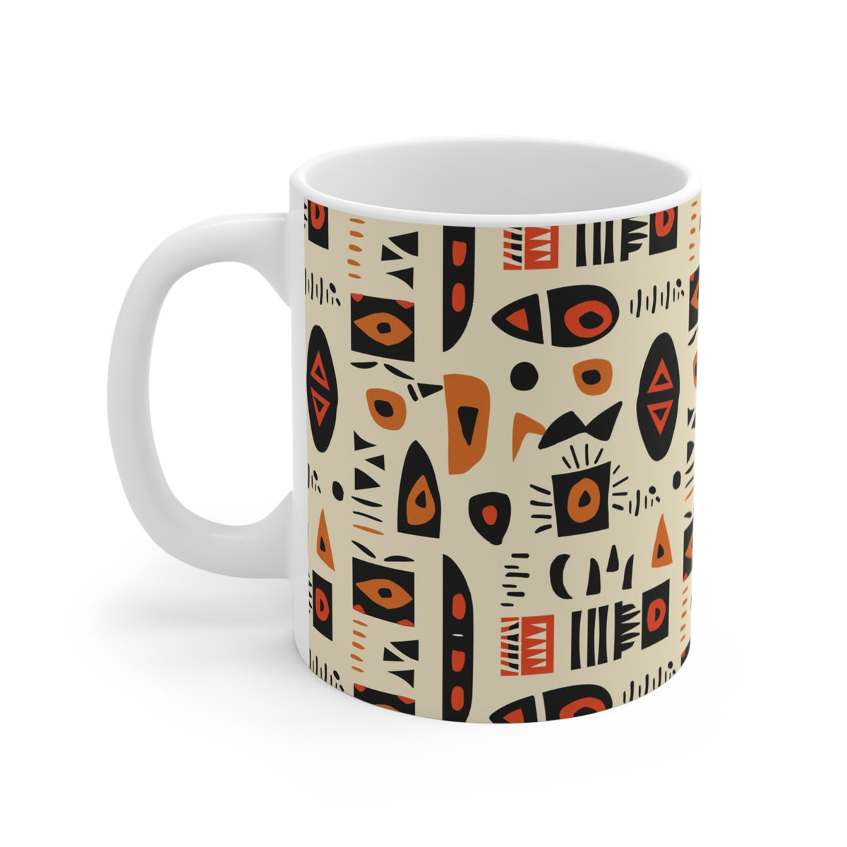 All-Over African Pattern Coffee Mug 684