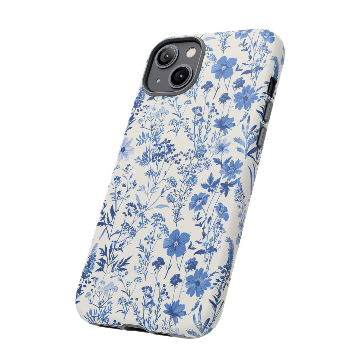 Blue French Toile Phone Case – Timeless Elegance and Classic Style