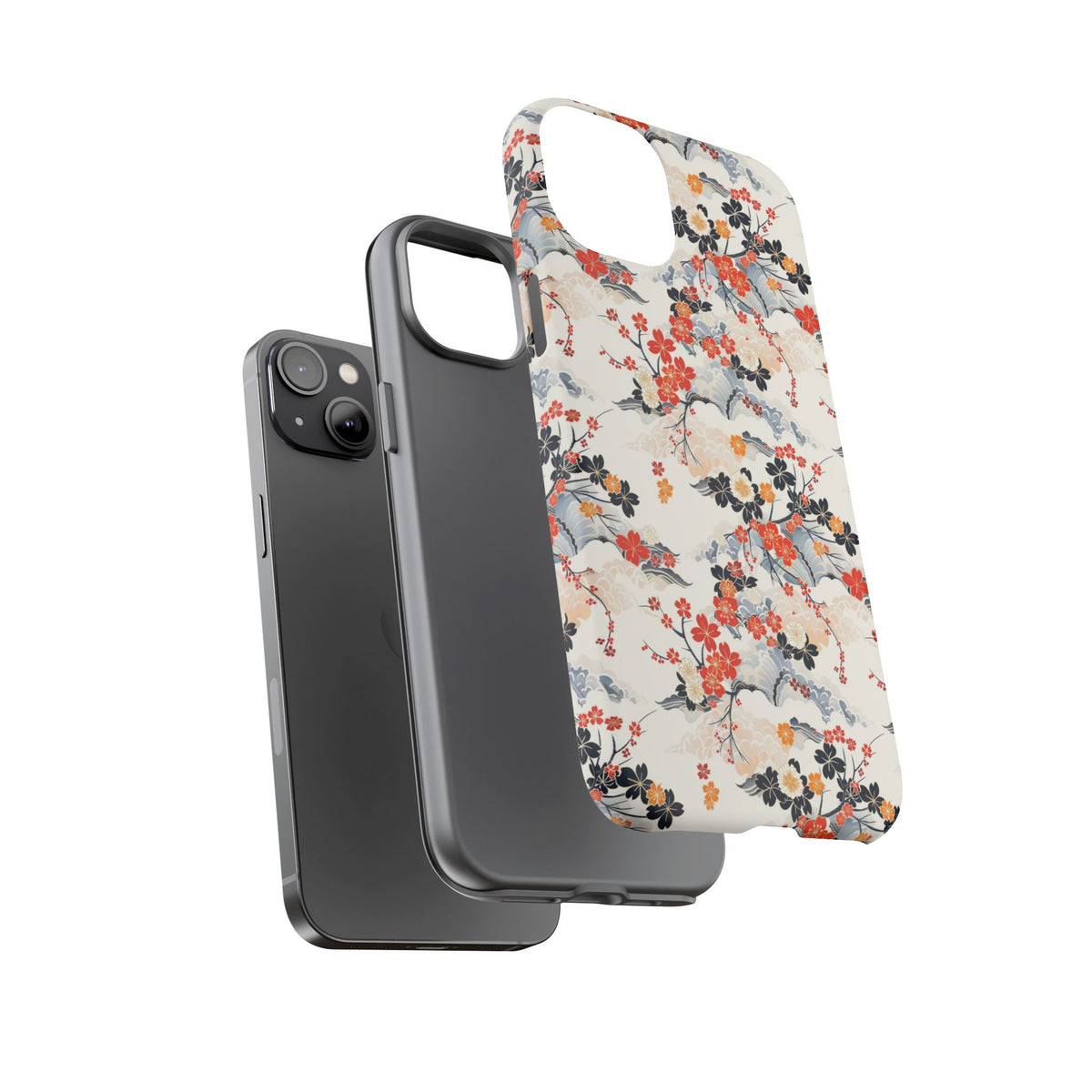 Japanese Pattern Phone Case – Elegant & Timeless Design for Your Phone 302