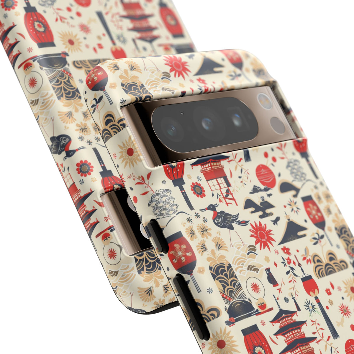 Japanese Pattern Phone Case – Elegant & Timeless Design for Your Phone 024