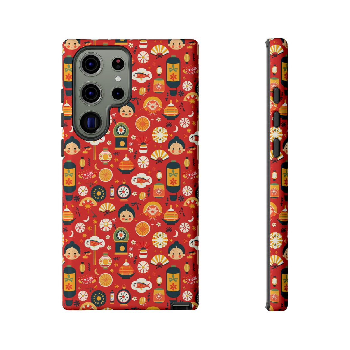 Japanese Pattern Phone Case – Elegant & Timeless Design for Your Phone 087