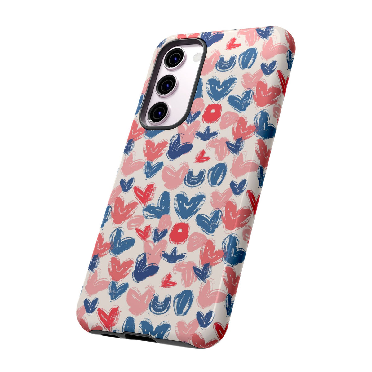 Heart Pattern Phone Case – Stylish & Loving Design for Your Device 354