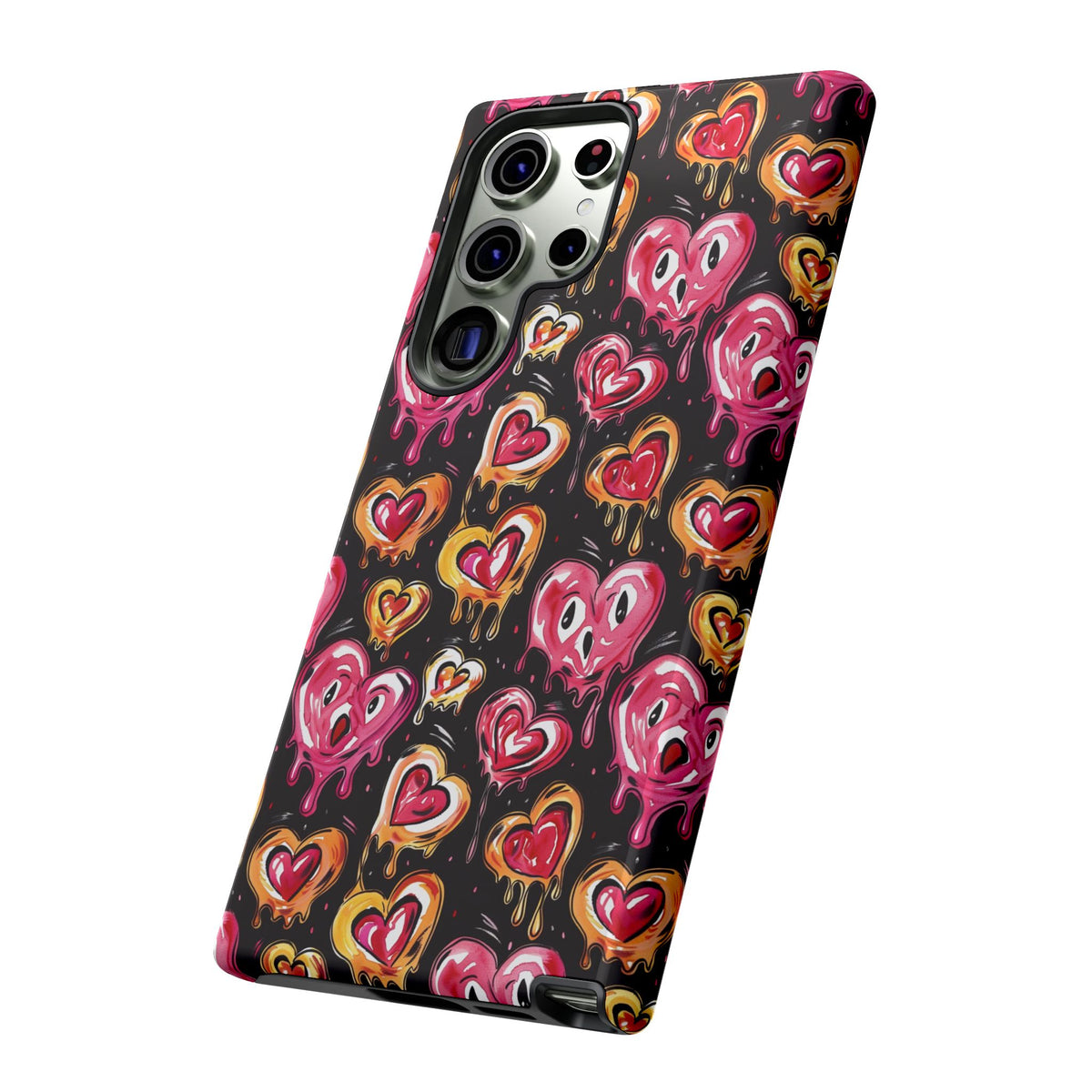 Heart Pattern Phone Case – Stylish & Loving Design for Your Device 361