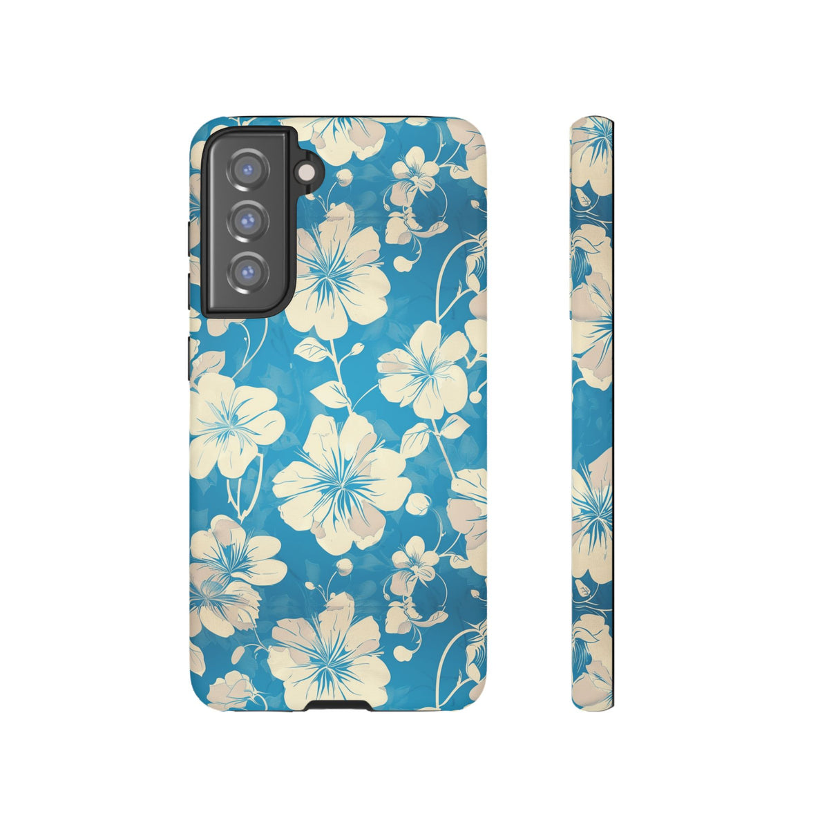 Blue Floral Seamless Pattern Phone Case