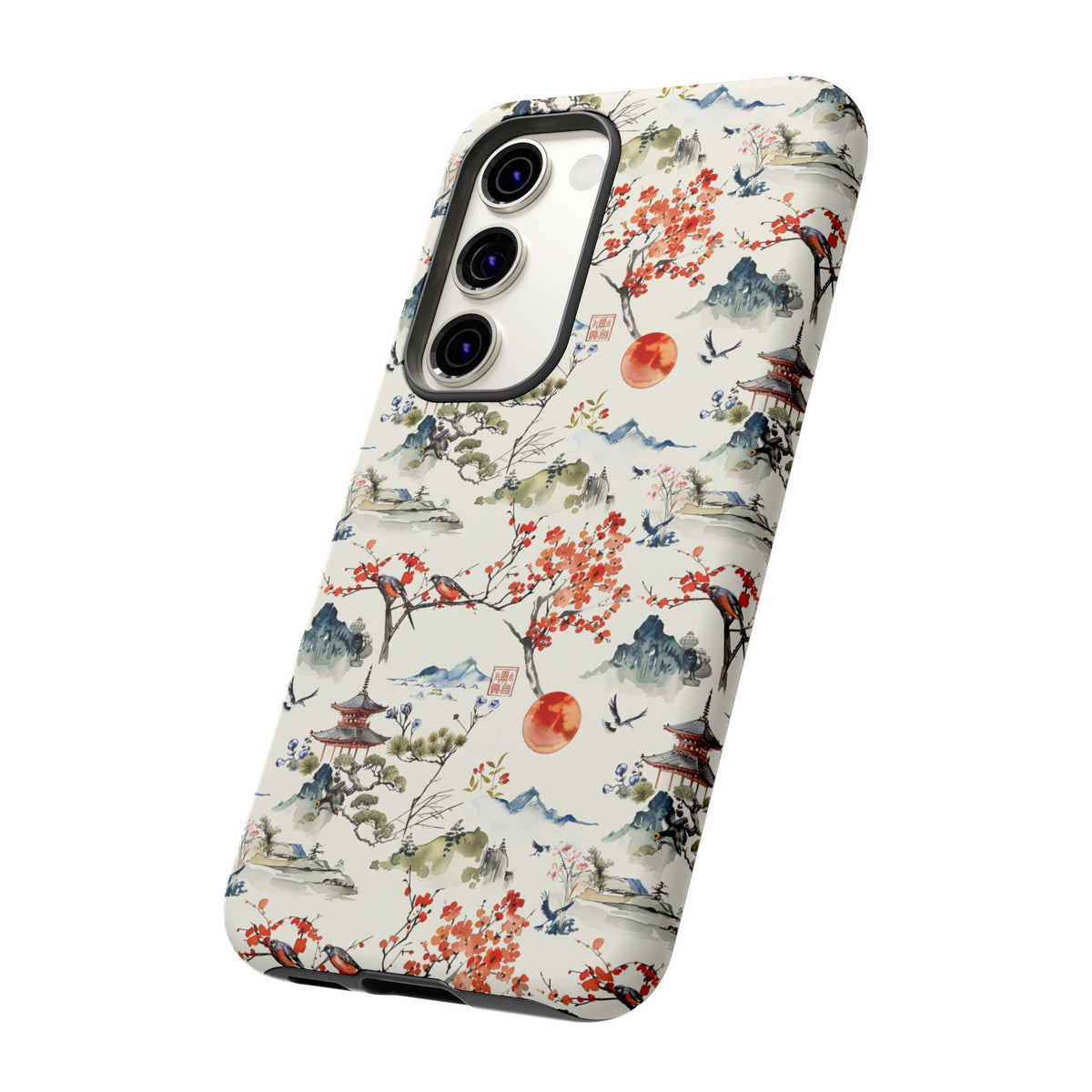 Japanese Pattern Phone Case – Elegant & Timeless Design for Your Phone 120