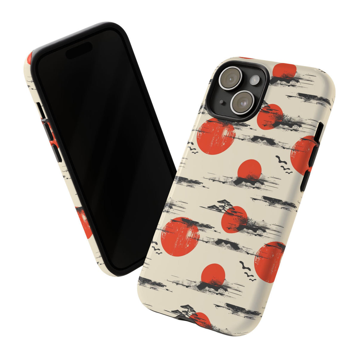 Japanese Pattern Phone Case – Elegant & Timeless Design for Your Phone 077