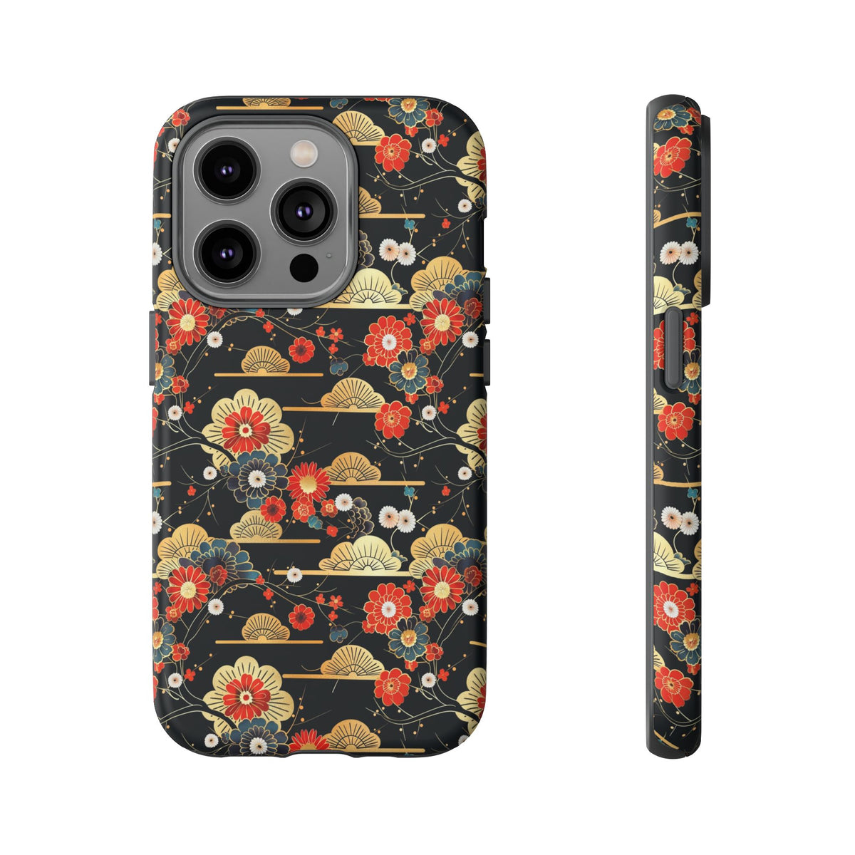 Japanese Pattern Phone Case – Elegant & Timeless Design for Your Phone 063