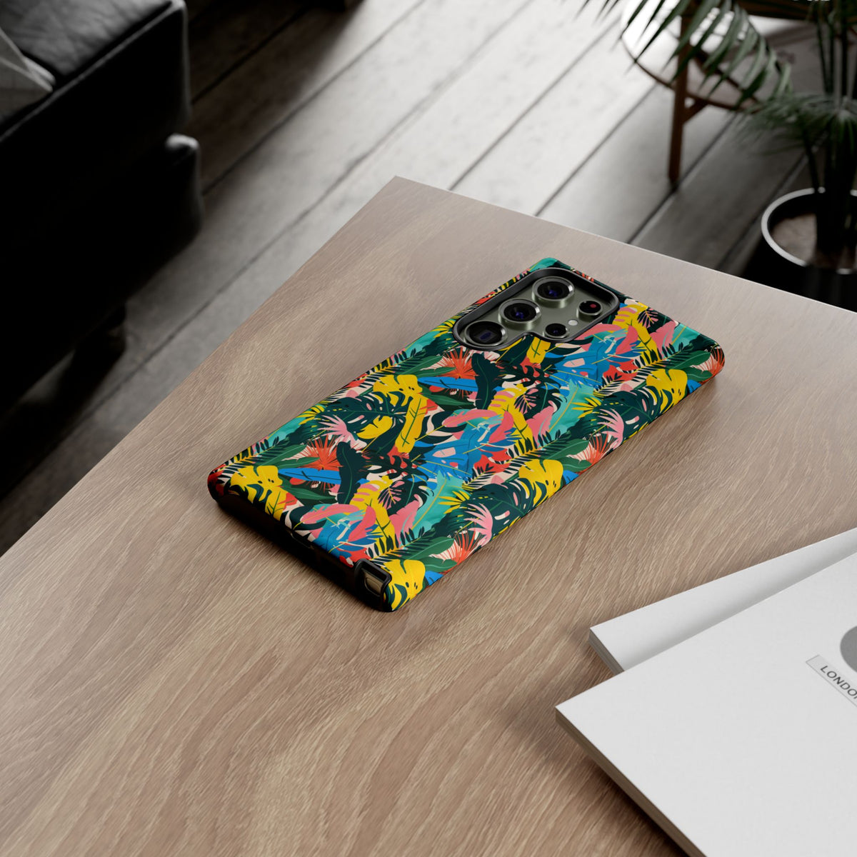 Jungle Pattern Phone Case – Exotic & Lush Design for Your Phone 346