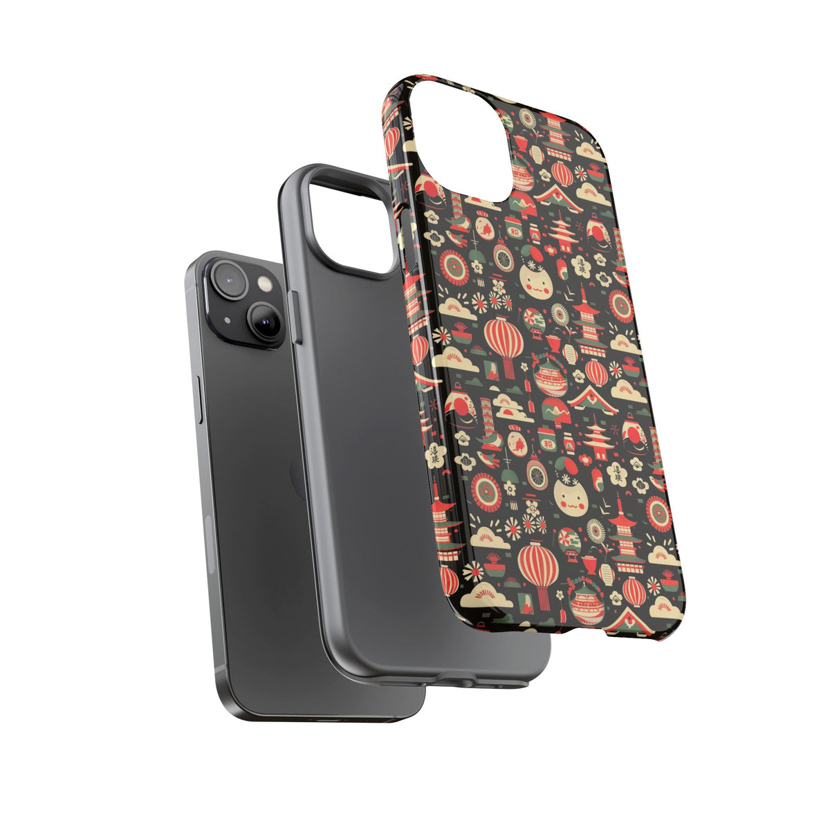 Japanese Pattern Phone Case – Elegant & Timeless Design for Your Phone 032