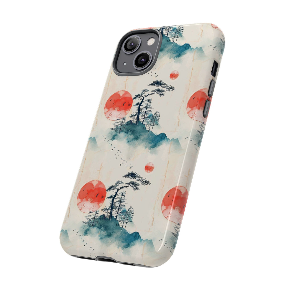 Japanese Pattern Phone Case – Elegant & Timeless Design for Your Phone 055