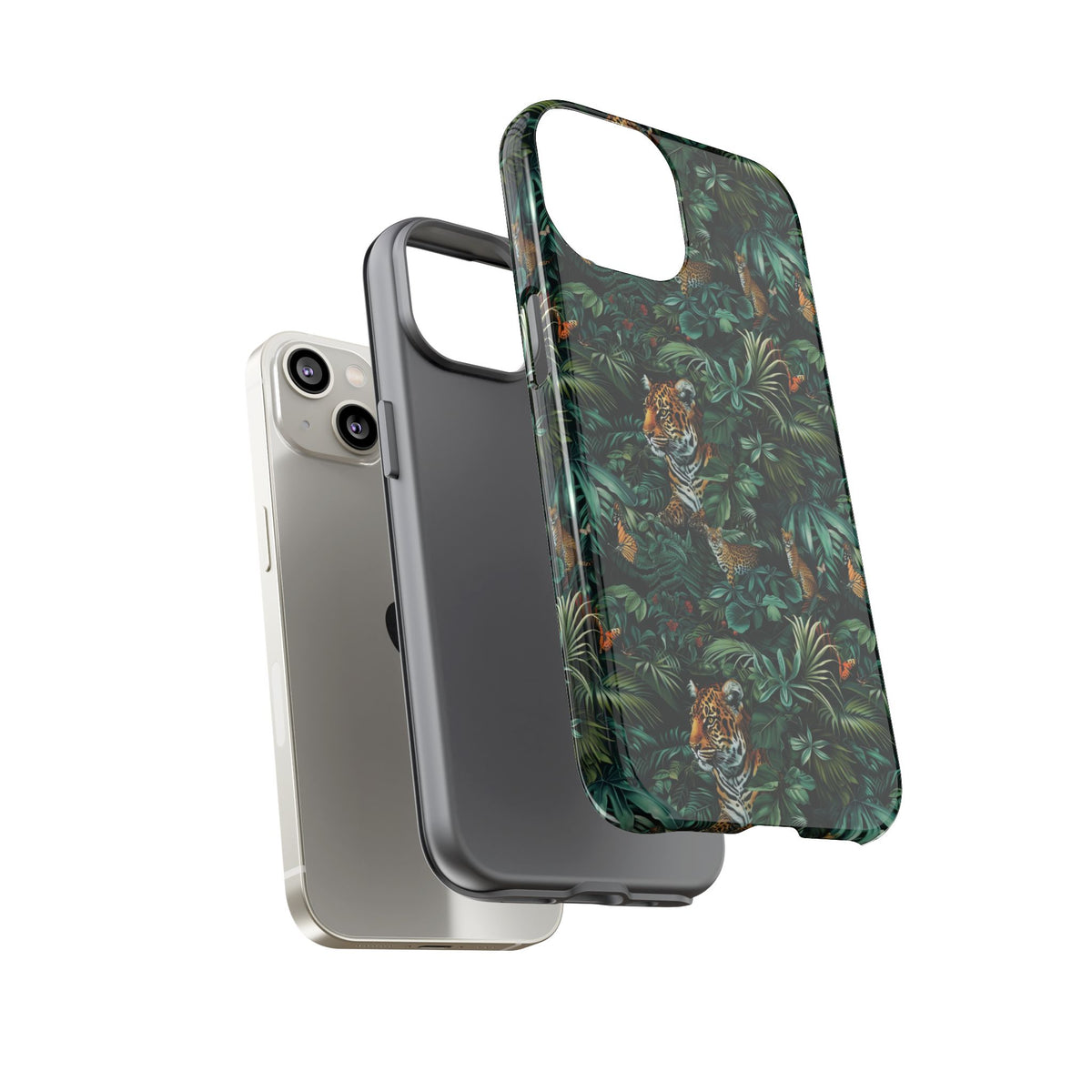 Jungle Pattern Phone Case – Exotic & Lush Design for Your Phone 326