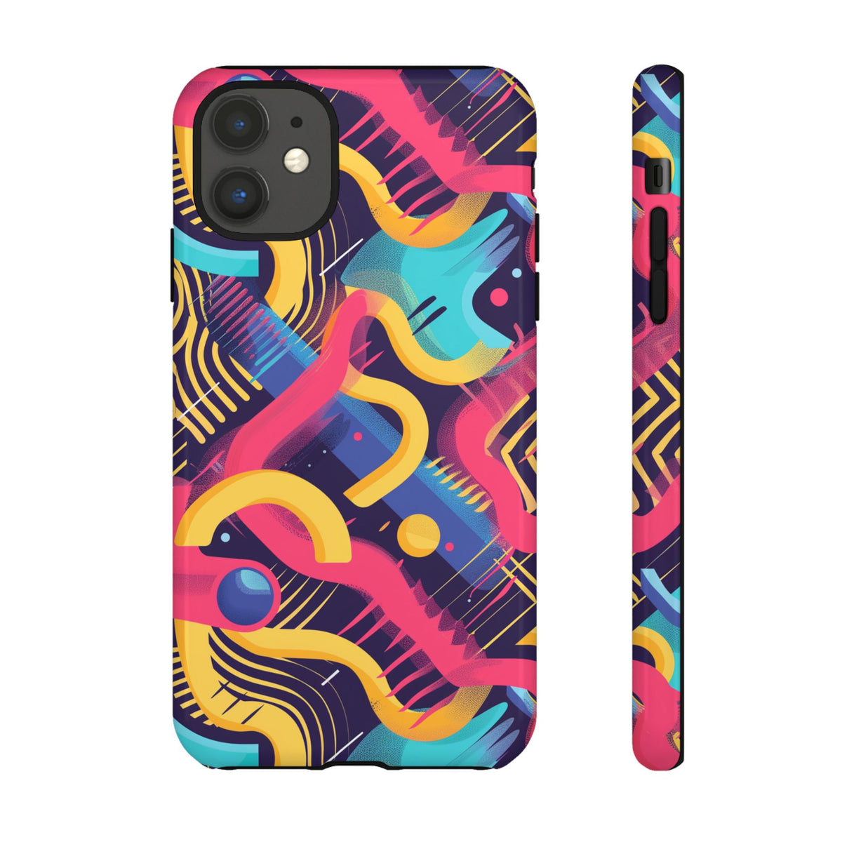 Retro 80s Seamless Phone Case – Vintage Style Meets Modern Protection 2