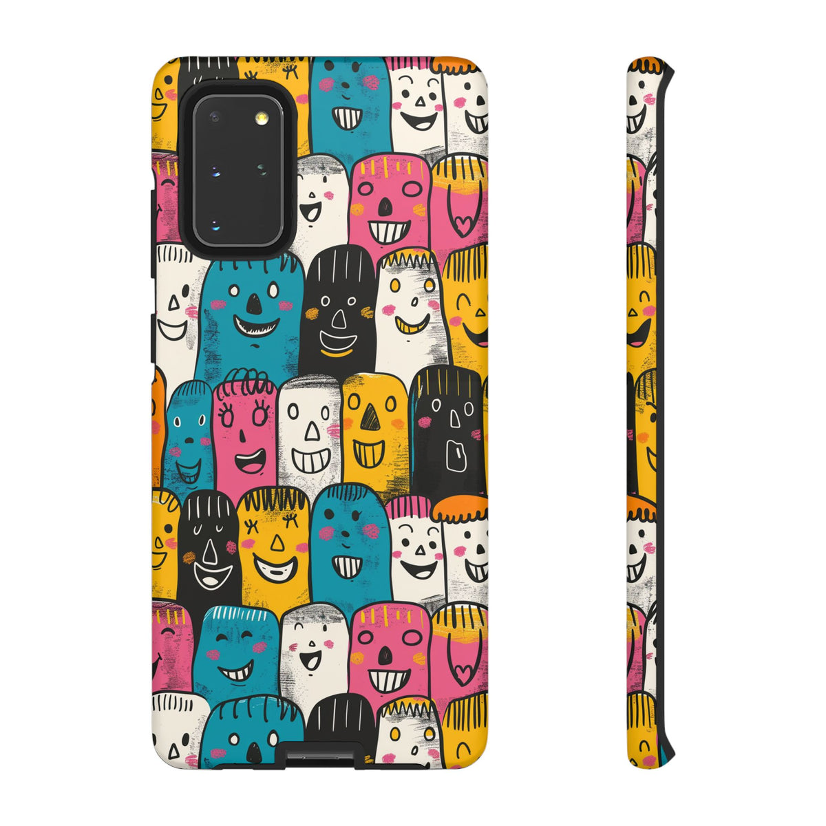 Happy Faces Phone Case – Joyful and Cheerful Design for a Bright Look 5