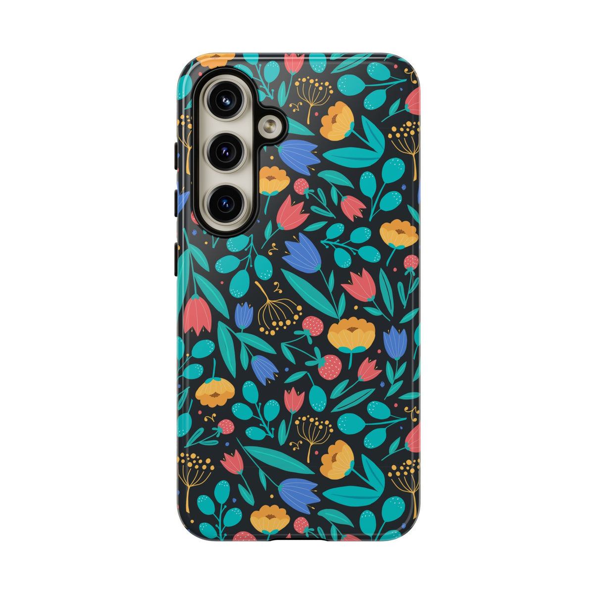 Colorful Little Flower Design Phone Case – Bright and Cheerful Floral Phone Cover