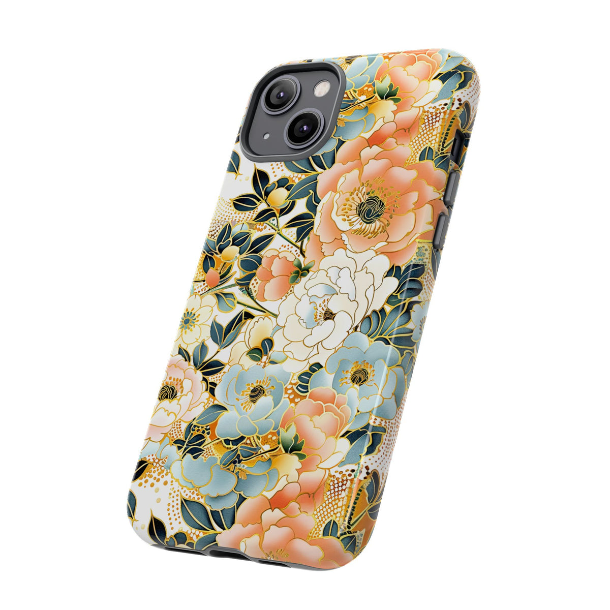 Japanese Blossom Asian Floral Design Phone Case – Elegant Floral Phone Cover 5