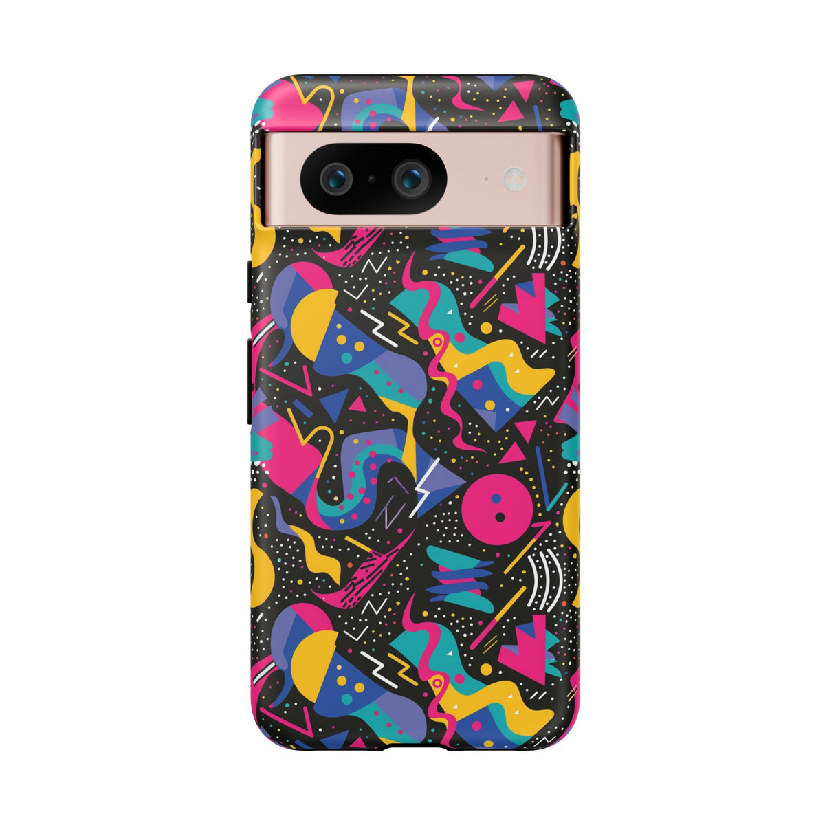 90s Themed Seamless Pattern Phone Case – Embrace Retro Style and Protection 302