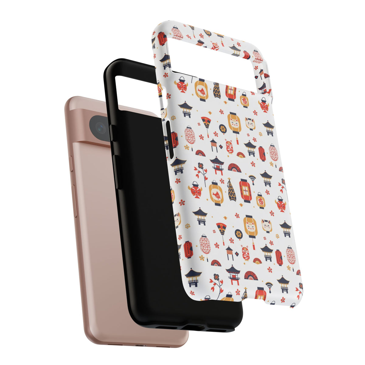 Japanese Pattern Phone Case – Elegant & Timeless Design for Your Phone 121