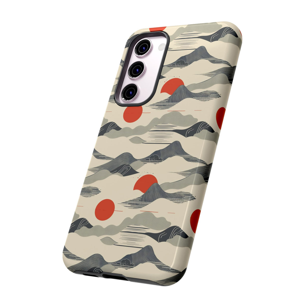 Japanese Pattern Phone Case – Elegant & Timeless Design for Your Phone 048