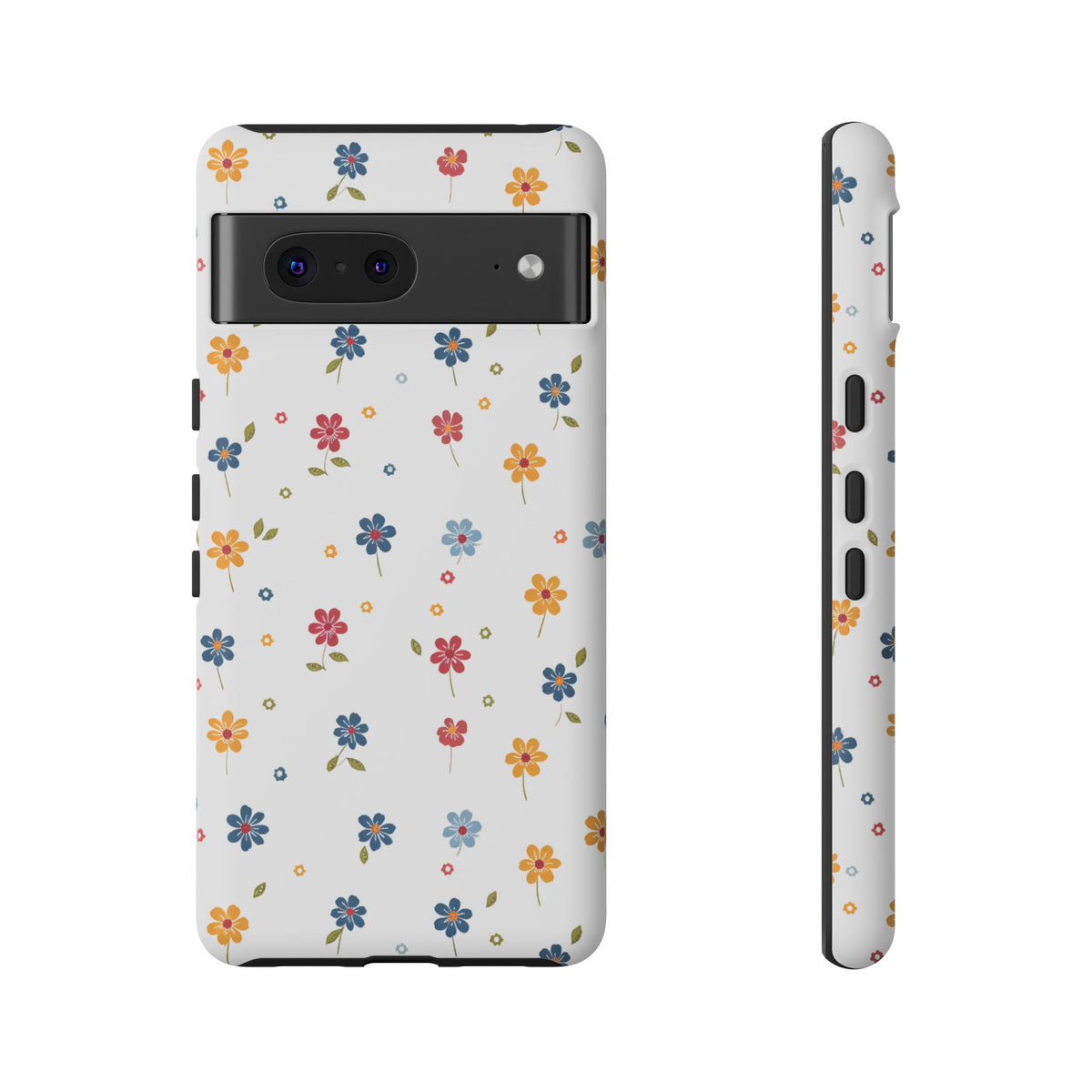 Wild Flowers Garden Stitch Phone Case – Nature-Inspired Floral Design