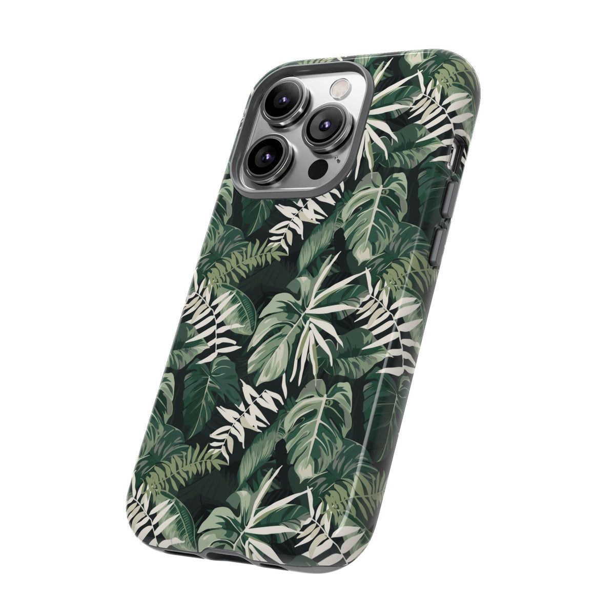 Jungle Pattern Phone Case – Exotic & Lush Design for Your Phone 351