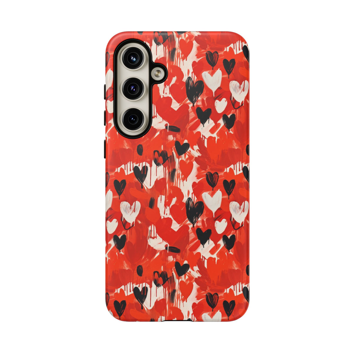 Heart Pattern Phone Case – Stylish & Loving Design for Your Device 355