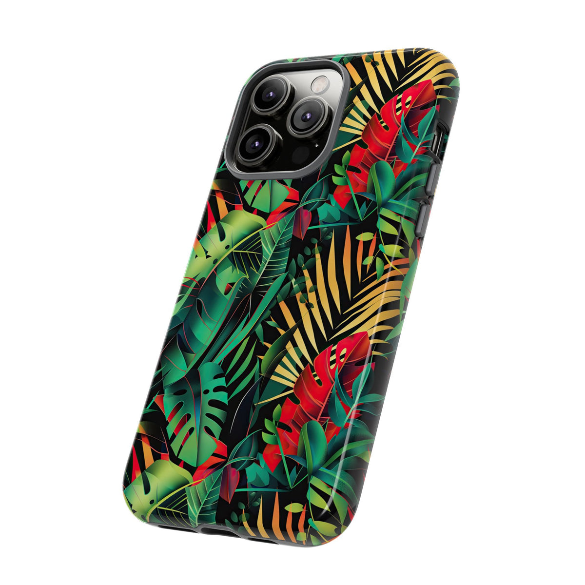 Jungle Collage Phone Case – Vibrant & Durable Nature-Inspired Protection