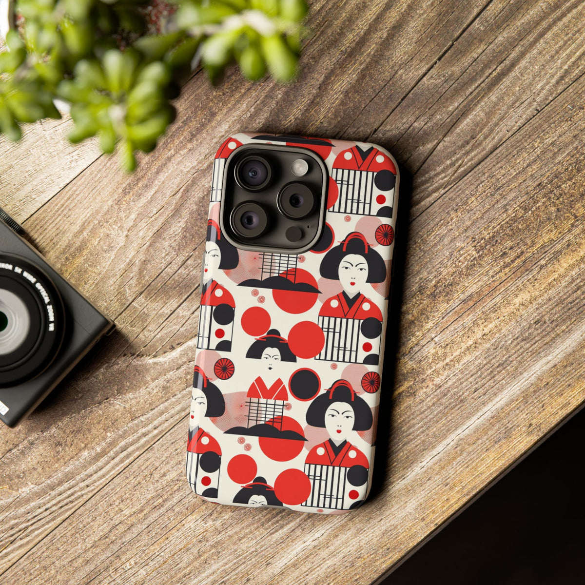 Japanese Pattern Phone Case – Elegant & Timeless Design for Your Phone 018