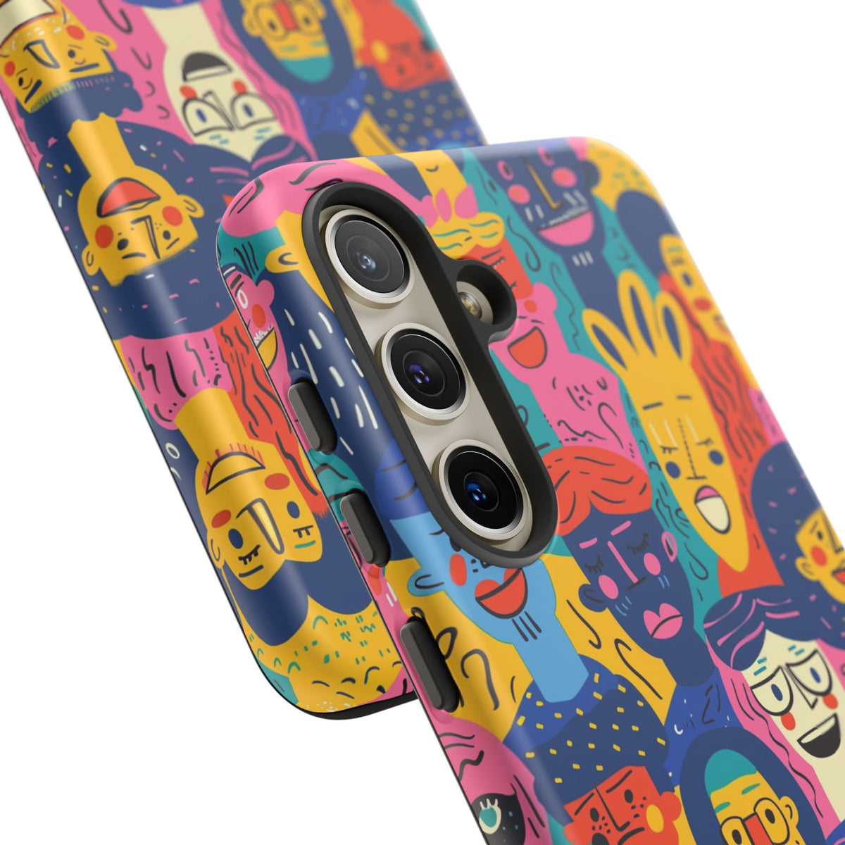 Happy Faces Phone Case – Joyful and Cheerful Design for a Bright Look 6