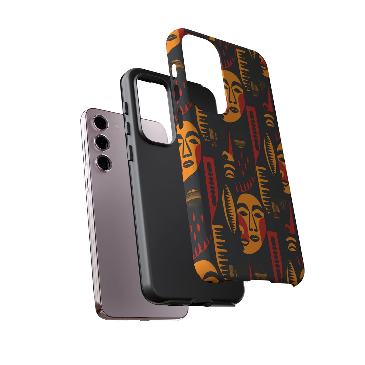 Stylish African Pattern Phone Case – Unique and Vibrant Protection 203