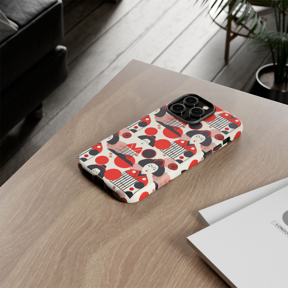 Japanese Pattern Phone Case – Elegant & Timeless Design for Your Phone 018