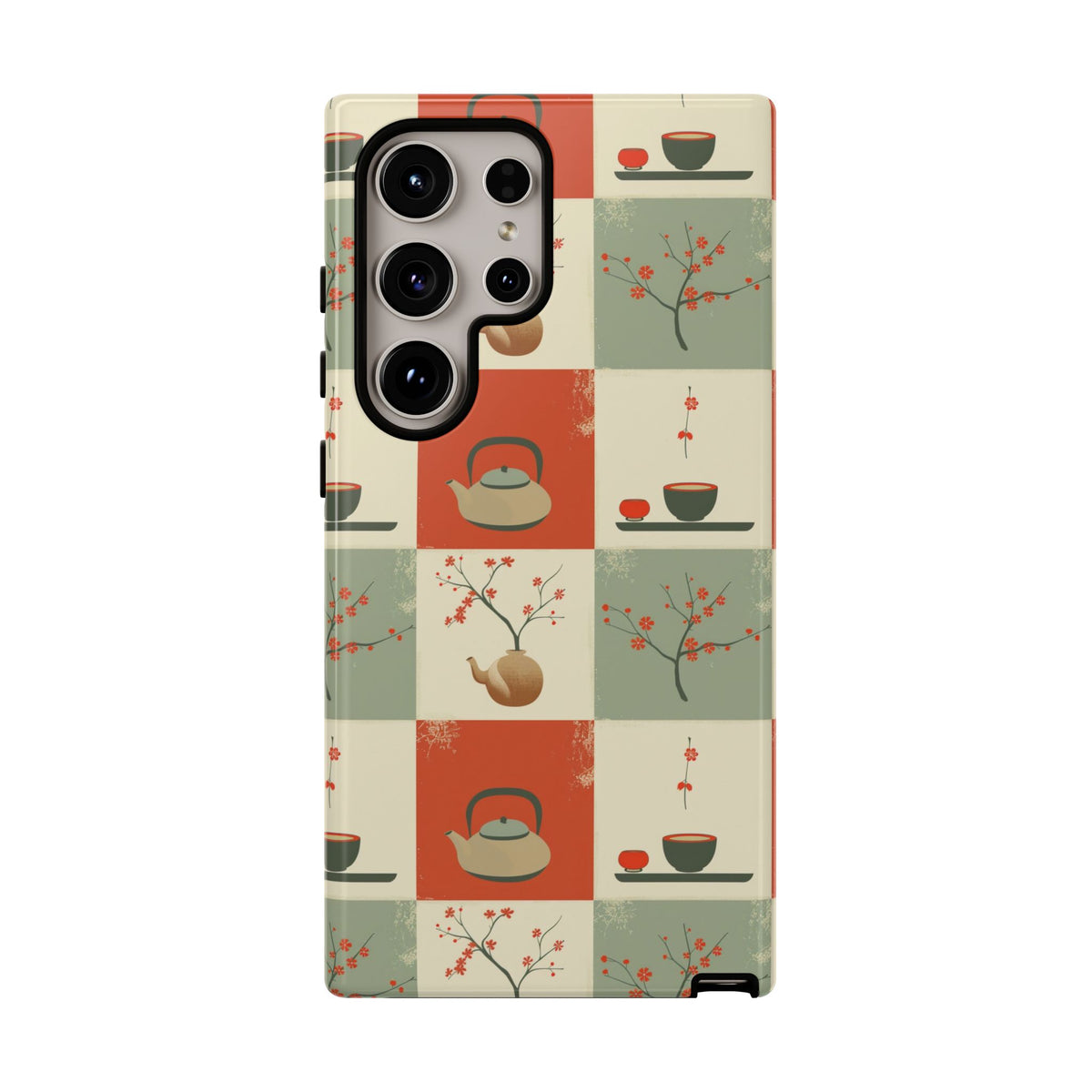 Japanese Pattern Phone Case – Elegant & Timeless Design for Your Phone 505