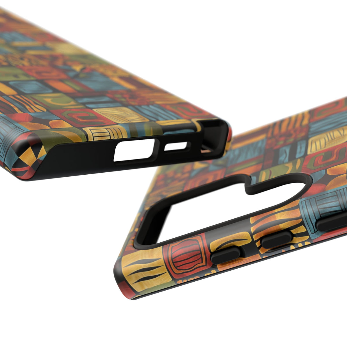 Stylish African Pattern Phone Case – Unique and Vibrant Protection 075