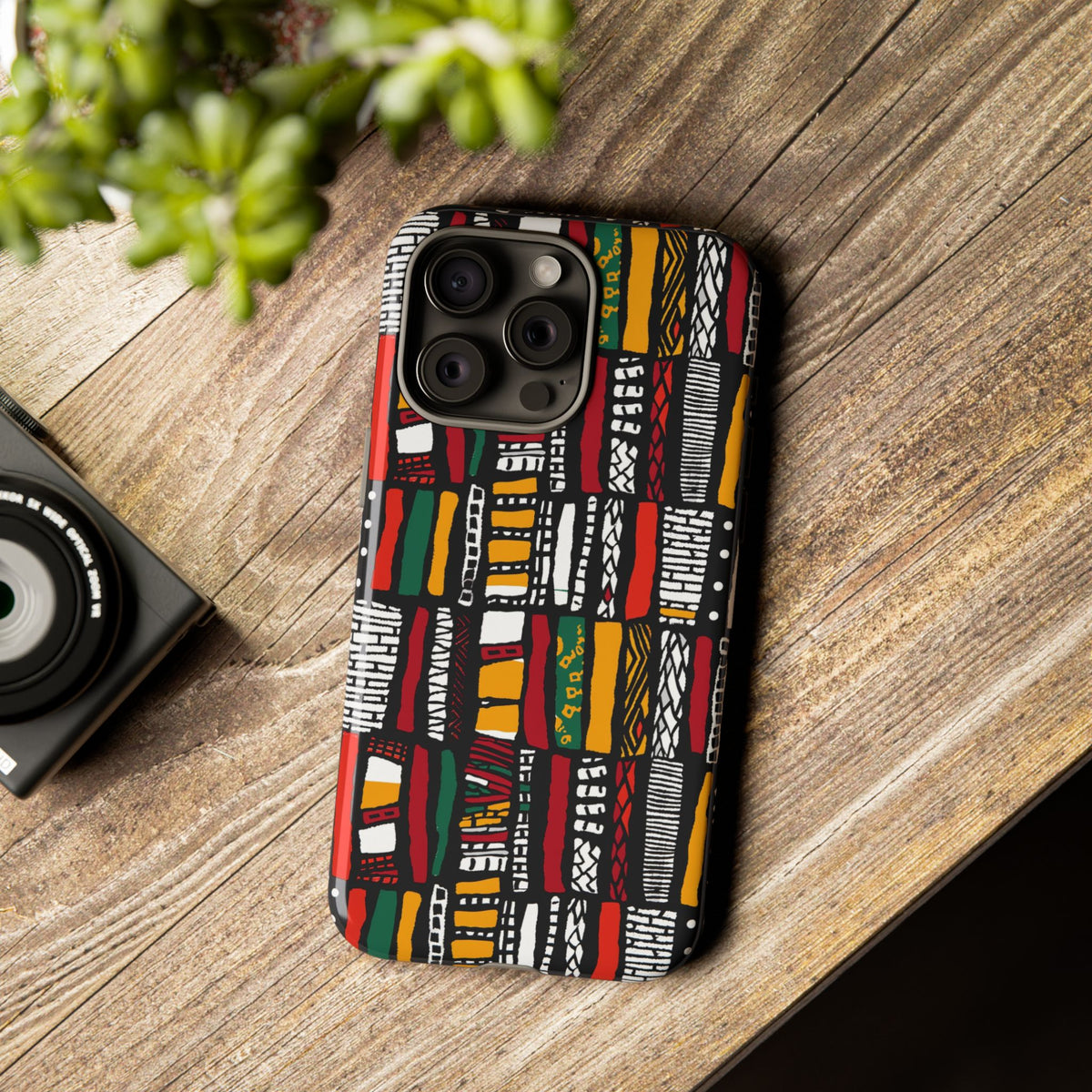 Stylish African Pattern Phone Case – Unique and Vibrant Protection 212