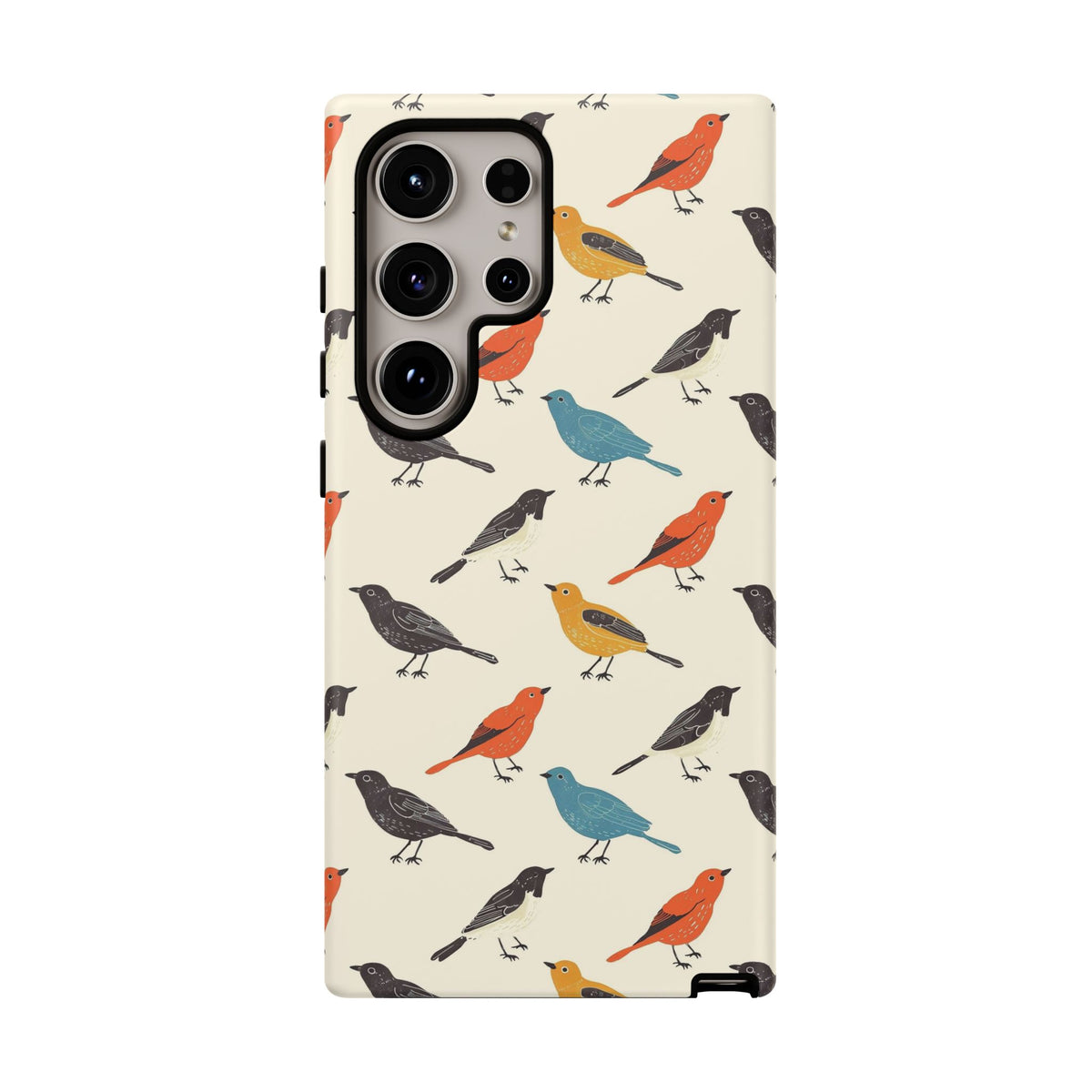 Birds Seamless Pattern Phone Case – Elegant and Timeless Avian Design 5