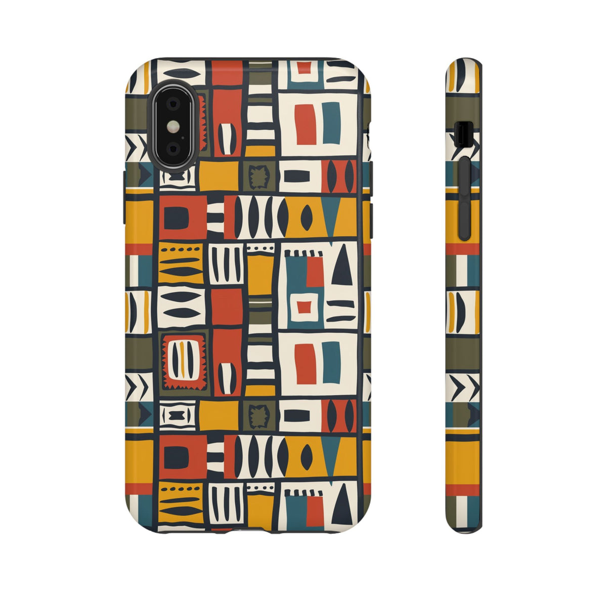 Stylish African Pattern Phone Case – Unique and Vibrant Protection 013