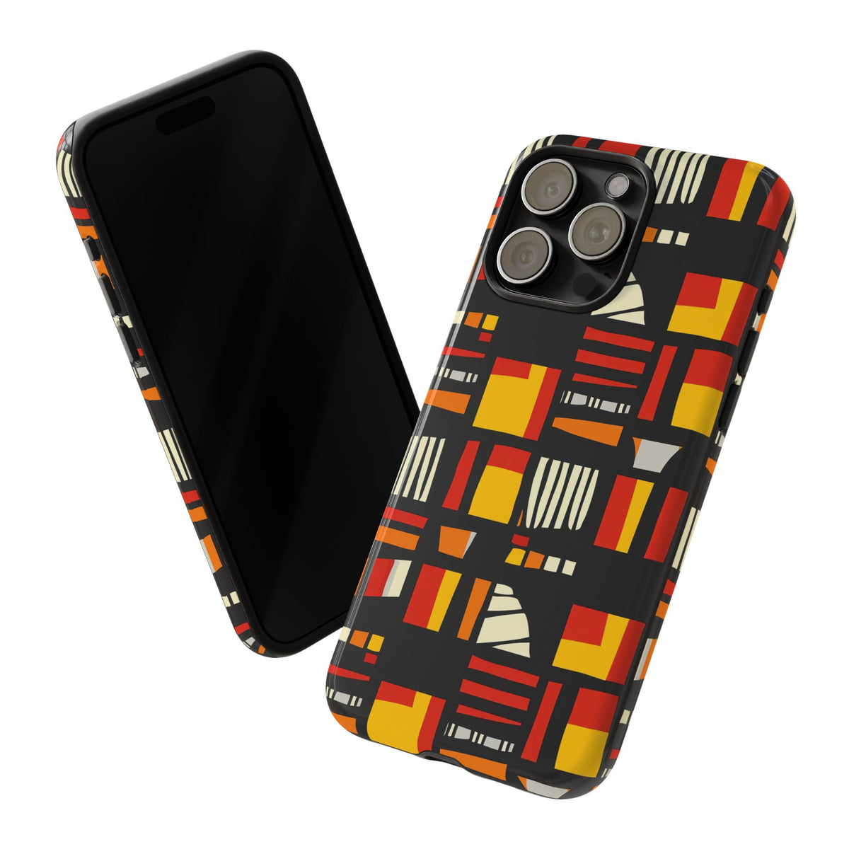 Stylish African Pattern Phone Case – Unique and Vibrant Protection 099