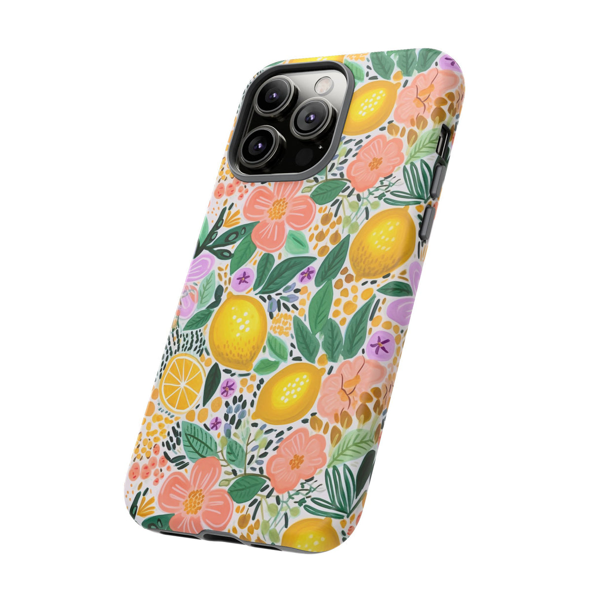 Cute Summer Lemons Phone Case – Refreshing Citrus Design for Your Phone