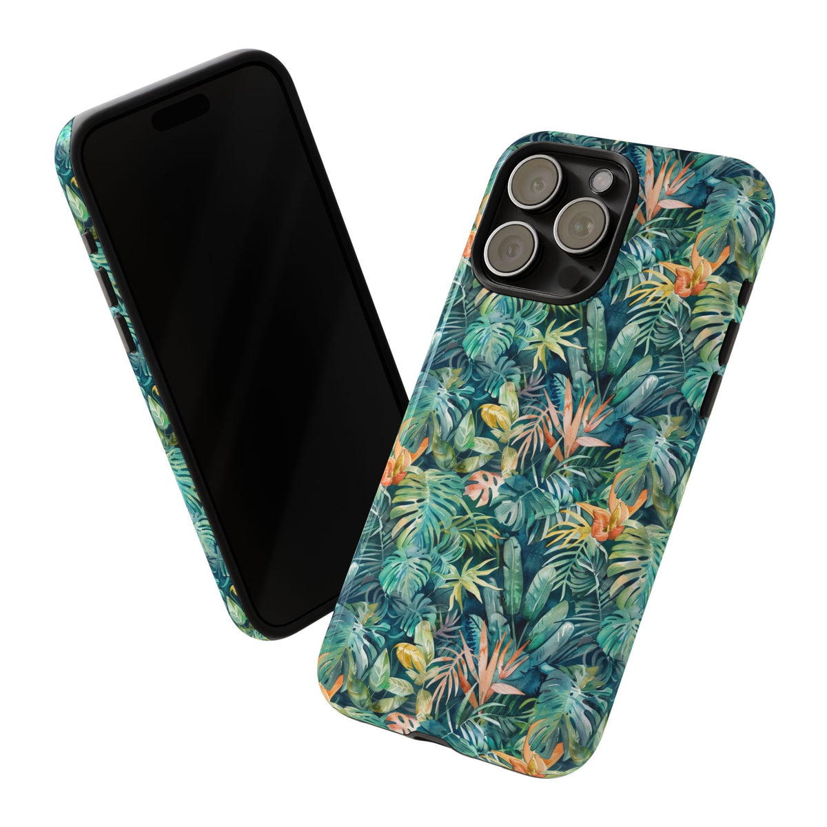 Jungle Pattern Phone Case – Exotic & Lush Design for Your Phone 333