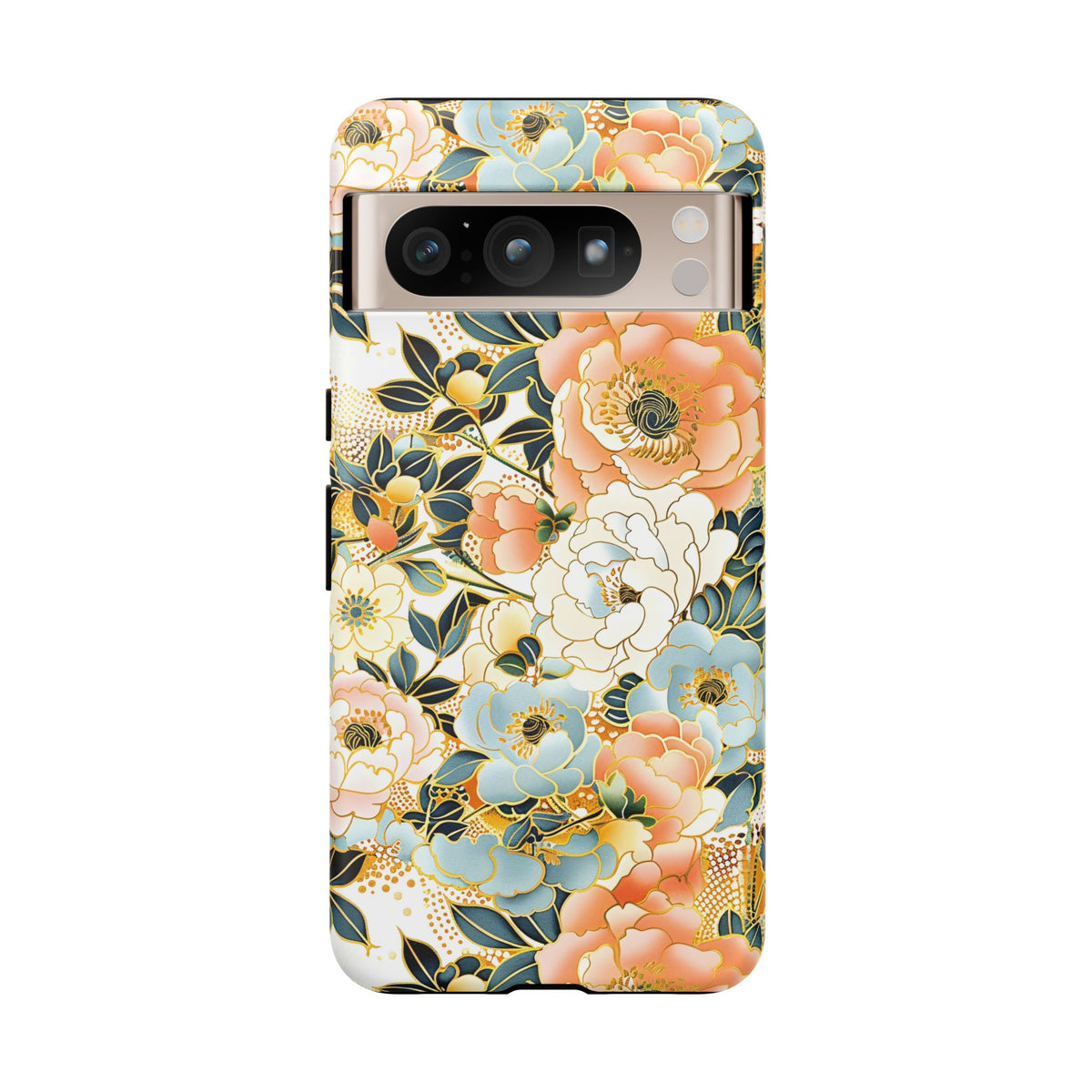 Japanese Blossom Asian Floral Design Phone Case – Elegant Floral Phone Cover 5