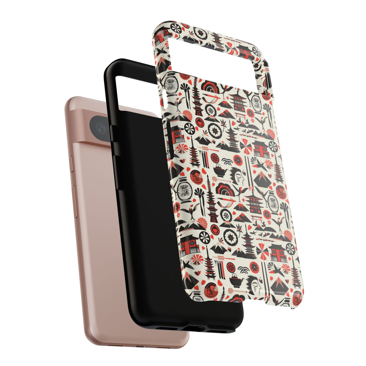 Japanese Pattern Phone Case – Elegant & Timeless Design for Your Phone 006