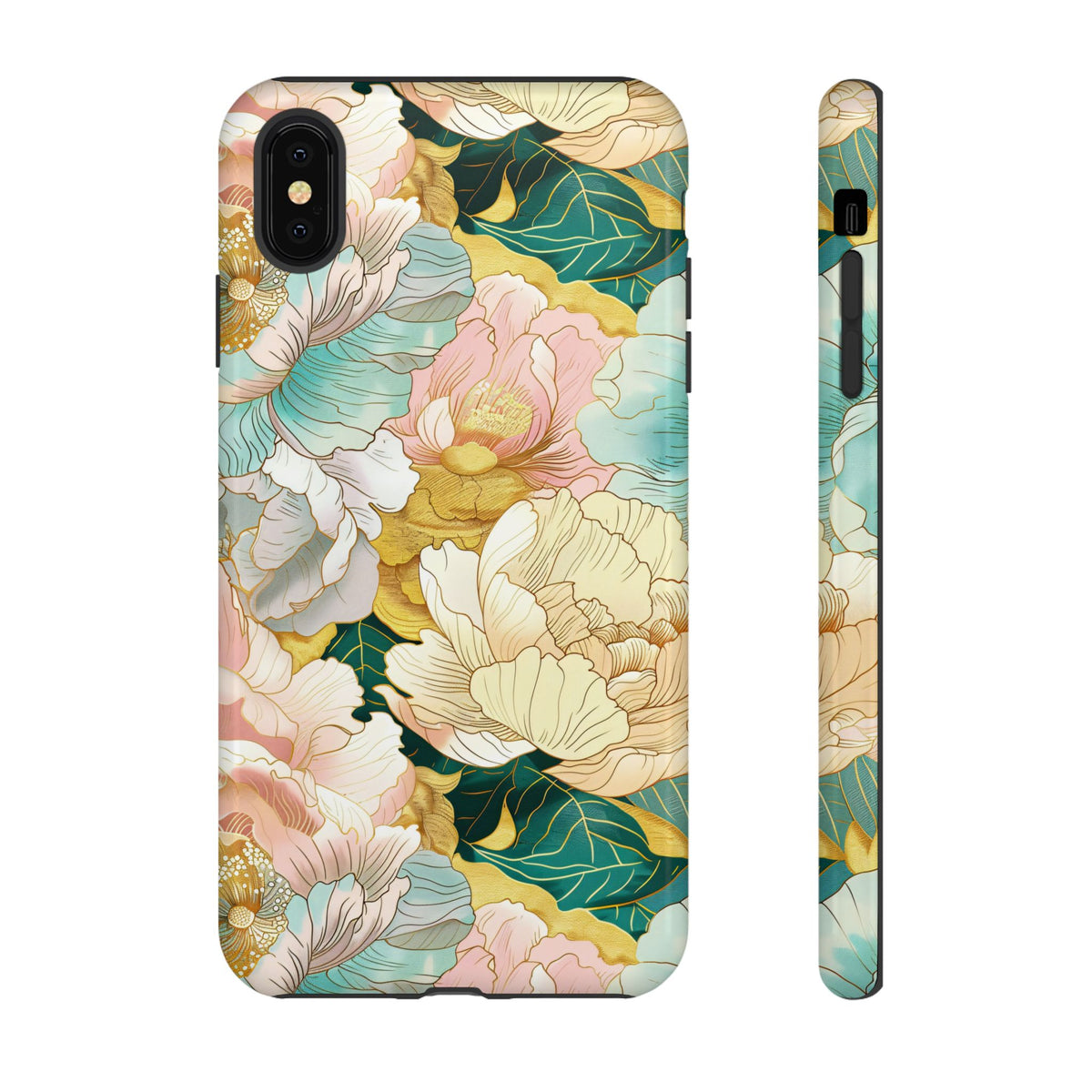 Japanese Blossom Asian Floral Design Phone Case – Elegant Floral Phone Cover