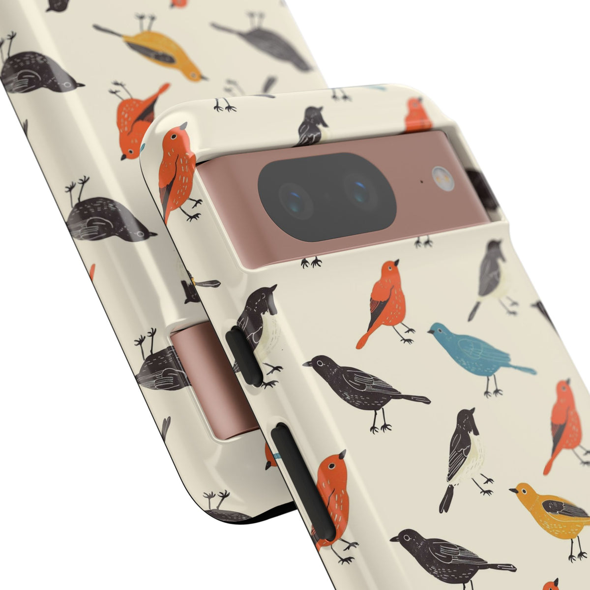 Birds Seamless Pattern Phone Case – Elegant and Timeless Avian Design 5