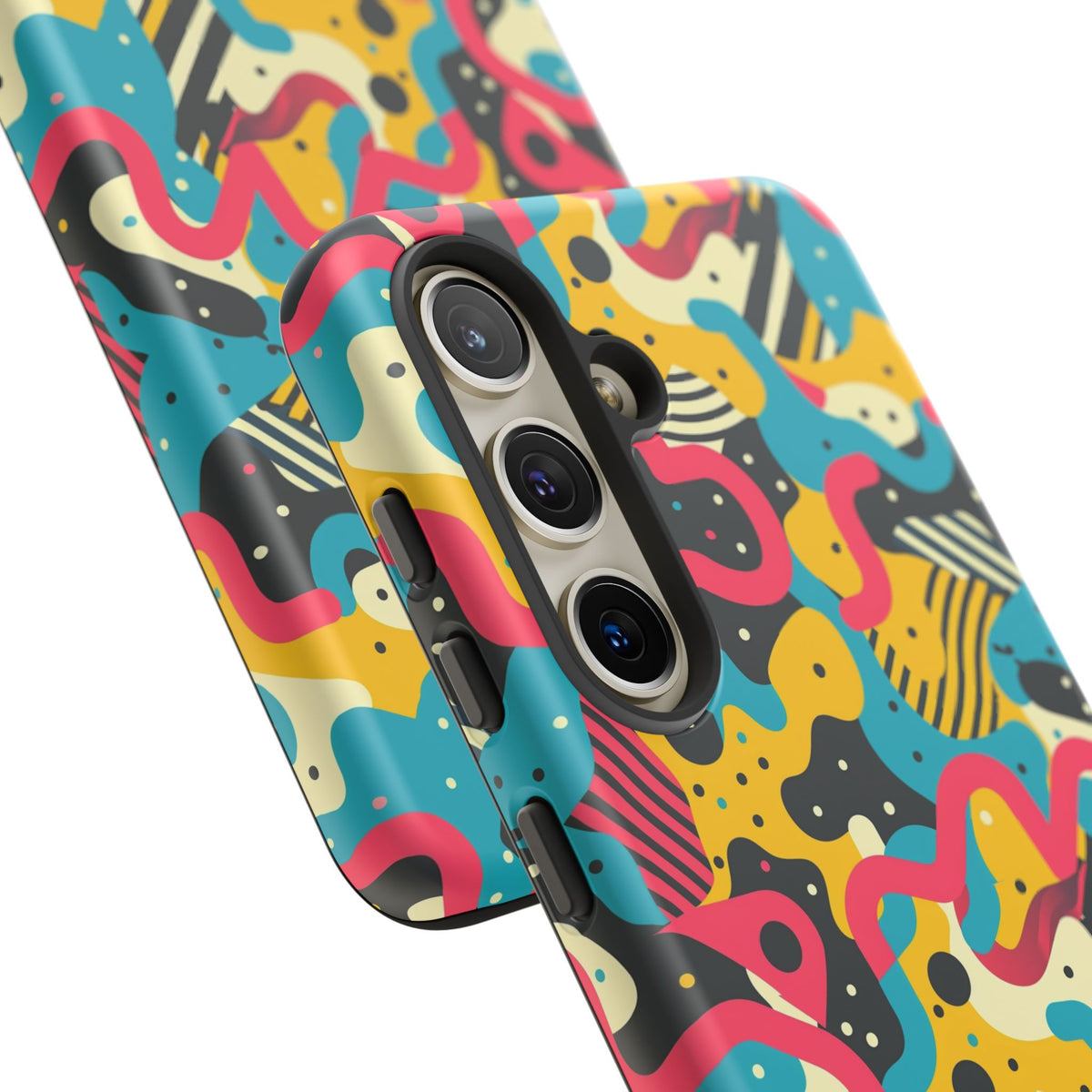 90s Themed Seamless Pattern Phone Case – Embrace Retro Style and Protection 238