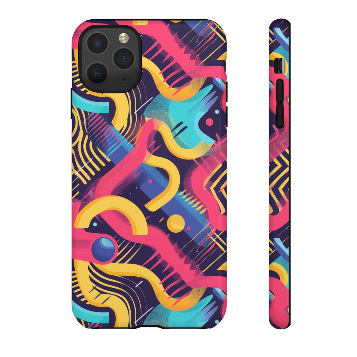 Retro 80s Seamless Phone Case – Vintage Style Meets Modern Protection 2