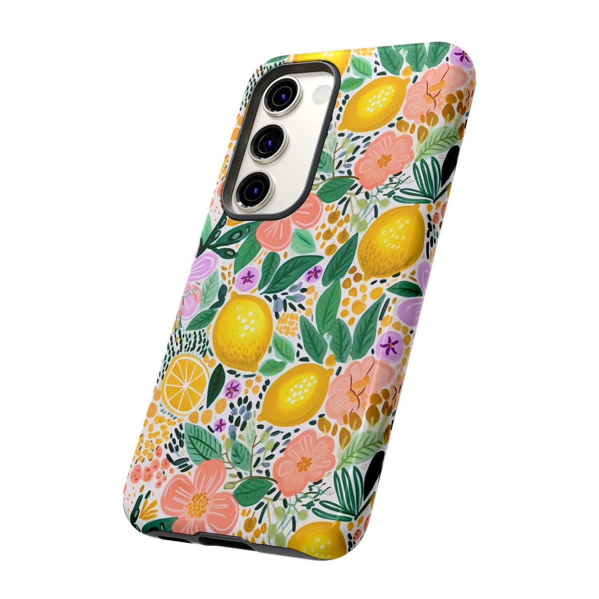 Cute Summer Lemons Phone Case – Refreshing Citrus Design for Your Phone