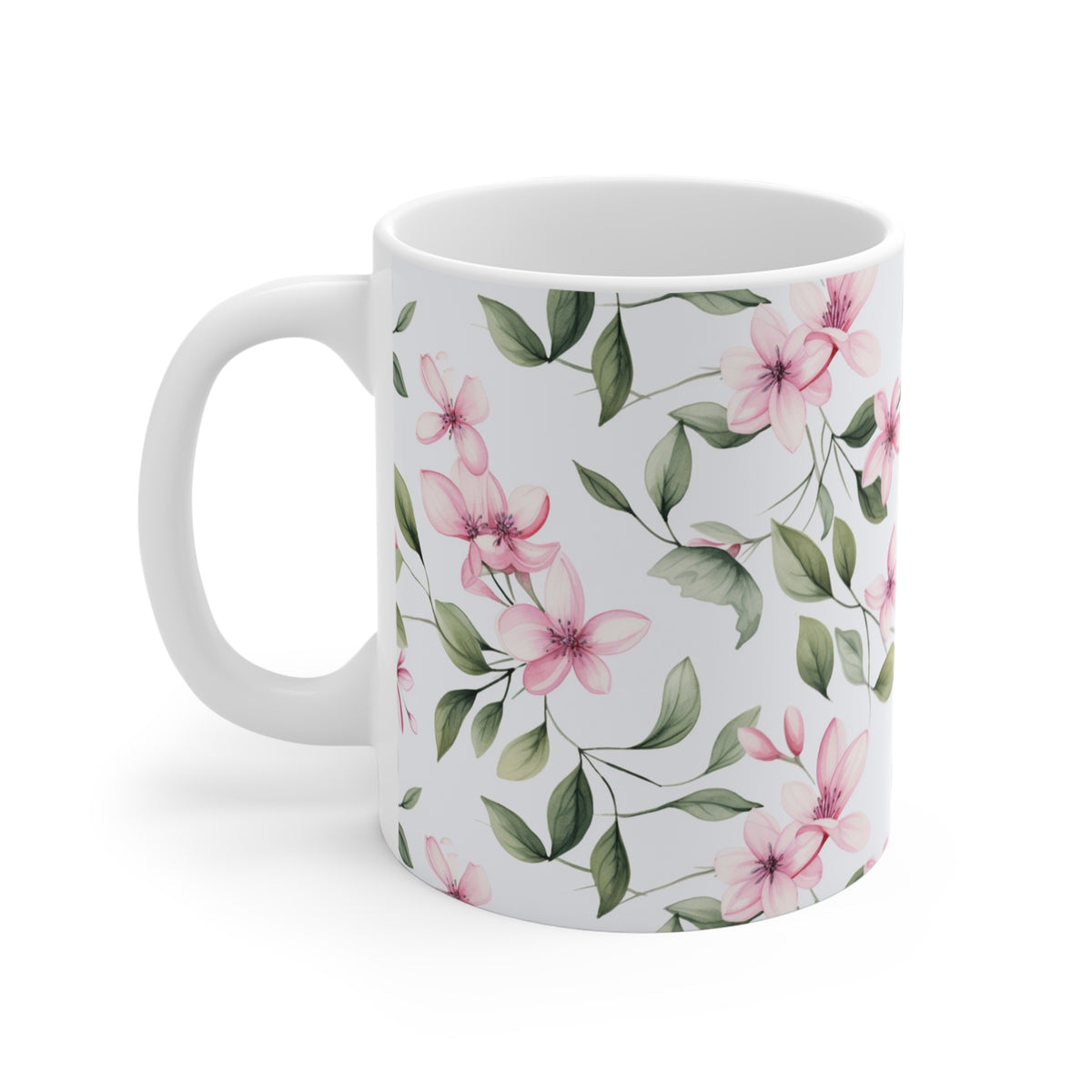 Various Watercolor Design All Over Coffee Mug – Unique Artistic Ceramic Coffee Cup 909